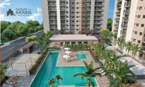 Apartamento com 2 Quartos à venda, 60m² no Santa Terezinha, Paulínia