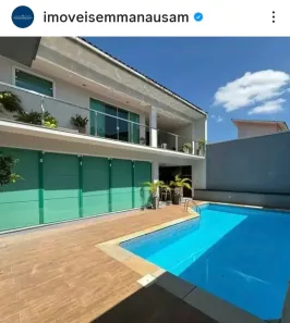 Casa de Condomínio com 4 Quartos à venda, 456m² no Dom Pedro I, Manaus