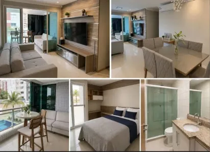 Apartamento com 3 Quartos para alugar, 104m² no Parque 10 de Novembro, Manaus