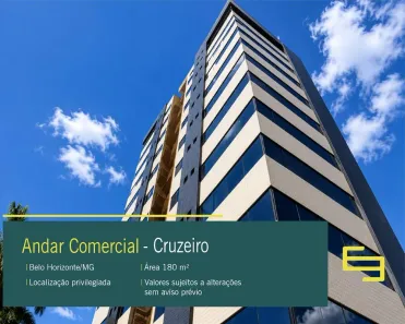 Imóvel Comercial para alugar, 180m² no Cruzeiro, Belo Horizonte