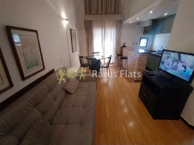 Flat com 1 Quarto para alugar, 52m² no Moema, São Paulo