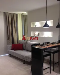 Flat com 1 Quarto para alugar, 33m² no Santo Amaro, São Paulo