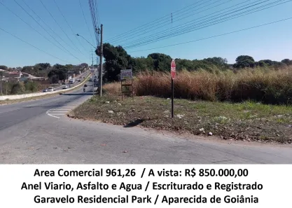 Lote/Terreno à venda, 484m² no Garavelo Residencial Park, Aparecida de Goiânia