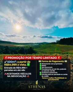 Lote/Terreno à venda, 500m² no Jardim São Luiz (Caucaia do Alto), Cotia