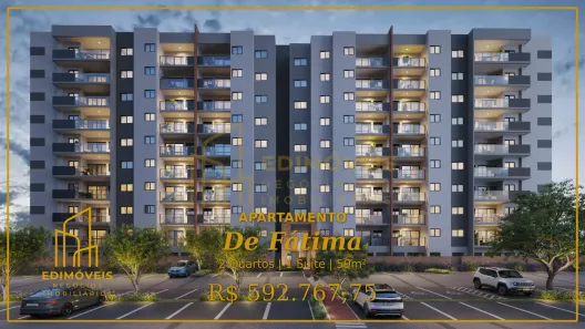Apartamento com 2 Quartos à venda, 59m² no de Fátima, Serra