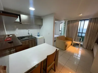 Apartamento com 1 Quarto para alugar, 35m² no Areia Preta, Natal