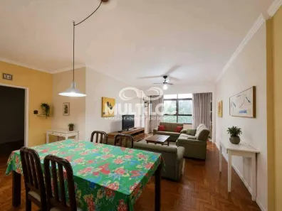 Apartamento com 3 Quartos para alugar, 140m² no José Menino, Santos