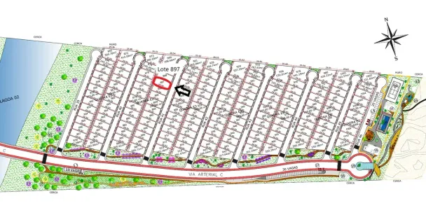 Lote/Terreno à venda, 245m² no , Barra dos Coqueiros