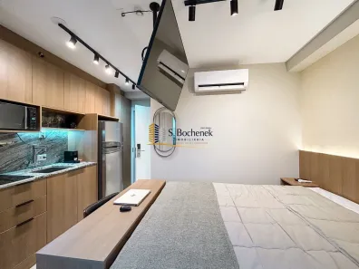 Apartamento com 1 Quarto para alugar, 25m² no Brooklin Paulista, São Paulo