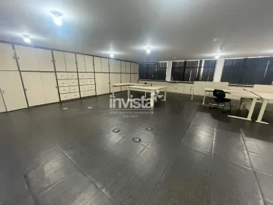 Sala Comercial para alugar, 221m² no Centro, Santos