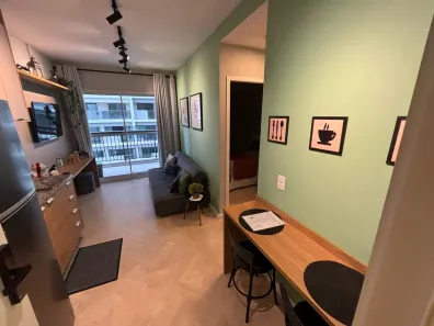 Apartamento com 1 Quarto para alugar, 34m² no Vila Clementino, São Paulo