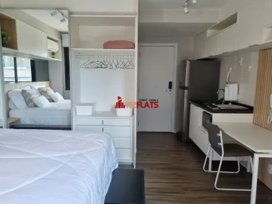 Flat com 1 Quarto para alugar, 26m² no Indianópolis, São Paulo