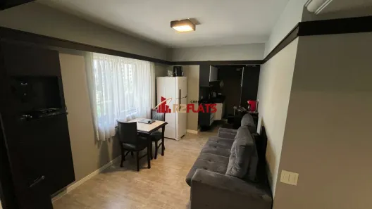 Flat com 1 Quarto para alugar, 33m² no Cidade Monções, São Paulo
