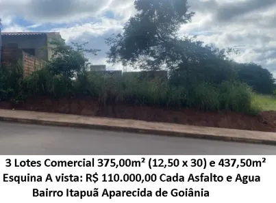 Lote/Terreno à venda, 375m² no Itapoã, Aparecida de Goiânia