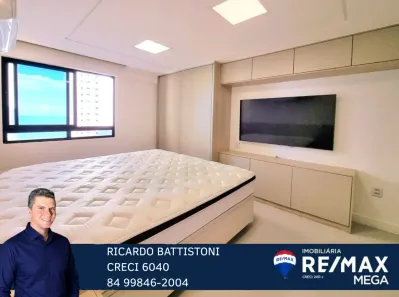 Apartamento com 1 Quarto para alugar, 57m² no Ponta Negra, Natal