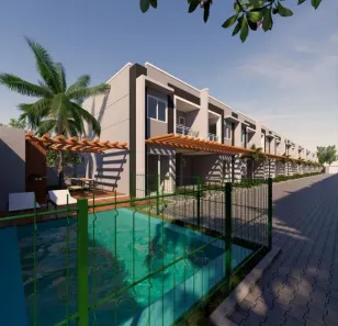 Casa de Condomínio com 2 Quartos à venda, 75m² no Pacheco, Caucaia
