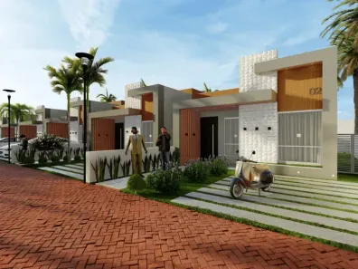 Casa de Condomínio com 3 Quartos à venda, 80m² no Boa União (Abrantes), Camaçari