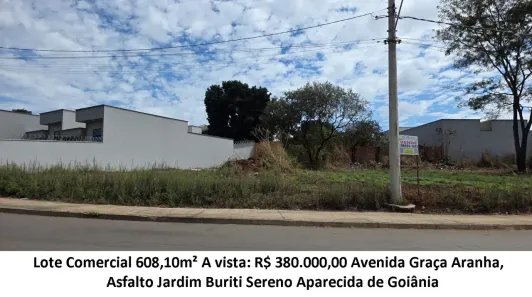 Lote/Terreno à venda, 608m² no Jardim Buriti Sereno, Aparecida de Goiânia