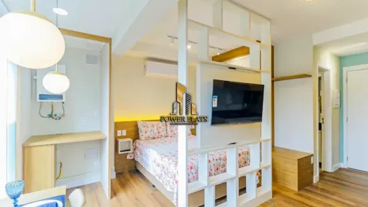 Flat com 1 Quarto para alugar, 30m² no Jardim das Acácias, São Paulo
