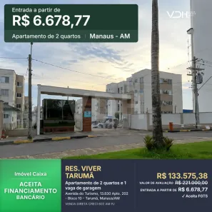 Apartamento com 2 Quartos à venda, 41m² no Tarumã, Manaus
