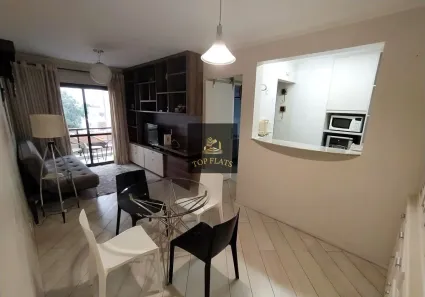 Flat com 1 Quarto para alugar, 48m² no Itaim Bibi, São Paulo