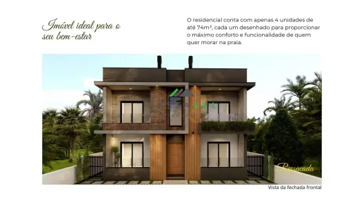 Apartamento com 2 Quartos à venda, 73m² no Ressacada, Garopaba