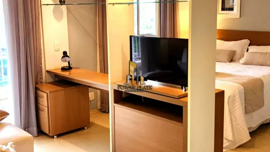 Flat com 1 Quarto para alugar, 40m² no Cerqueira César, São Paulo