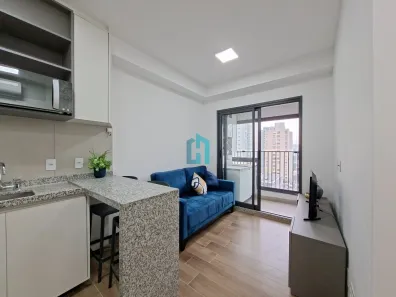 Apartamento com 1 Quarto para alugar, 30m² no Indianópolis, São Paulo