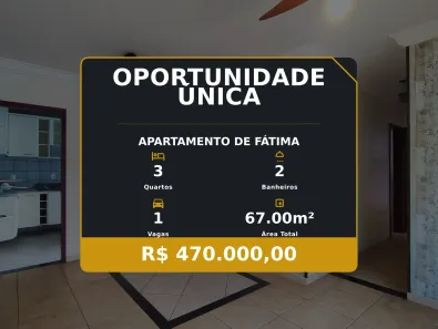 Apartamento com 3 Quartos à venda, 67m² no de Fátima, Serra