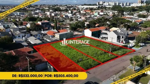 Lote/Terreno à venda, 420m² no Capão Raso, Curitiba