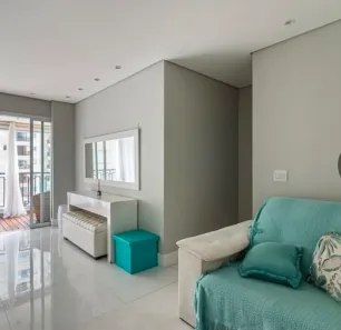 Apartamento com 1 Quarto para alugar, 50m² no Sítio Tamboré Alphaville, Barueri