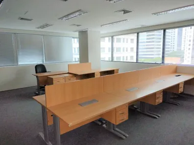 Sala Comercial para alugar, 144m² no Cidade Monções, São Paulo