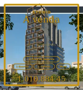 Apartamento com 1 Quarto à venda, 30m² no Praia de Itaparica, Vila Velha