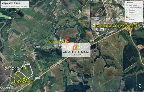 Lote/Terreno à venda, 204000m² no Jardim Campo Grande, Caçapava