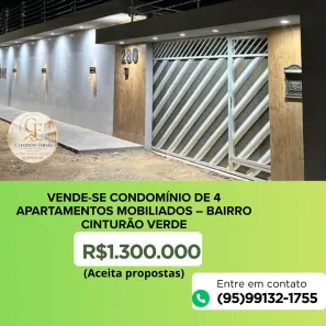 Casa de Condomínio com 4 Quartos à venda, 200m² no Cinturão Verde, Boa Vista