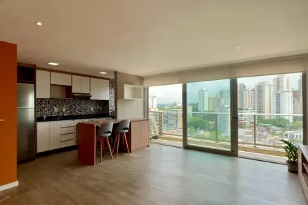 Apartamento com 1 Quarto para alugar, 55m² no Vila Madalena, São Paulo