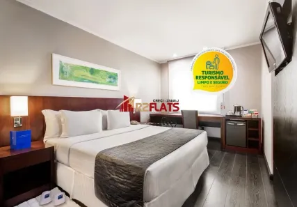 Flat com 1 Quarto à venda, 30m² no Chácara Santo Antônio (Zona Sul), São Paulo