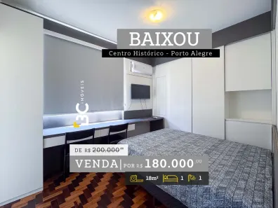 Apartamento com 1 Quarto à venda, 18m² no Centro Histórico, Porto Alegre