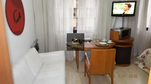 Flat com 1 Quarto para alugar, 28m² no Indianópolis, São Paulo
