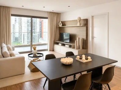 Apartamento com 1 Quarto para alugar, 68m² no Vila Nova Conceição, São Paulo