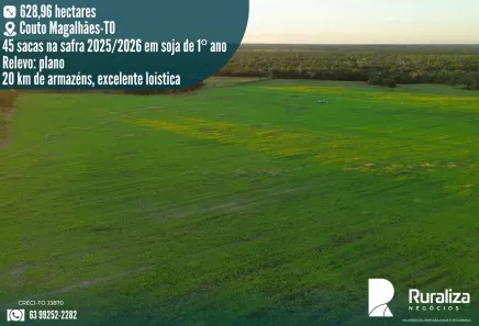 Fazenda/Sítio à venda, 628m² no , Couto Magalhães