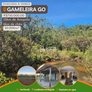 Fazenda/Sítio com 4 Quartos à venda, 20000m² no , Gameleira de Goiás