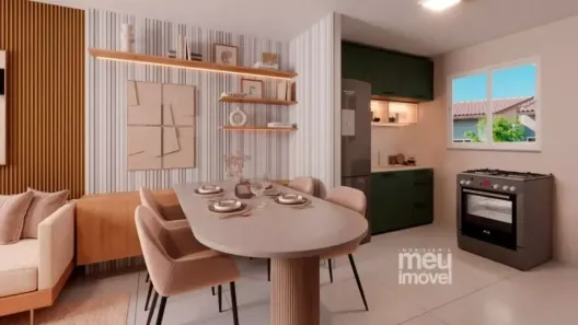 Casa de Condomínio com 2 Quartos à venda, 50m² no Porto de Mocajutuba, Paço do Lumiar