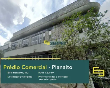 Prédio Comercial à venda, 1200m² no Planalto, Belo Horizonte
