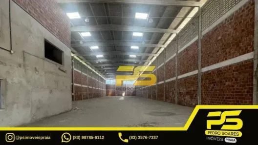 Galpão/Depósito/Armazém para alugar, 1800m² no Indústrias, João Pessoa