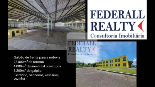 Galpão/Depósito/Armazém à venda, 22000m² no Vila São João, Queimados