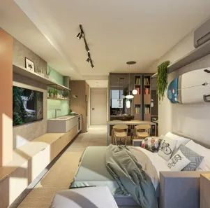 Apartamento com 1 Quarto à venda, 36m² no Trindade, Florianópolis