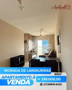 Apartamento com 2 Quartos à venda, 60m² no Morada de Laranjeiras, Serra