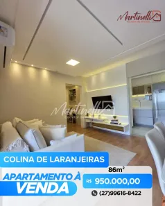 Apartamento com 3 Quartos à venda, 86m² no Colina de Laranjeiras, Serra