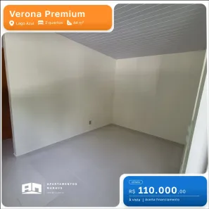 Apartamento com 2 Quartos à venda, 40m² no Lago Azul, Manaus